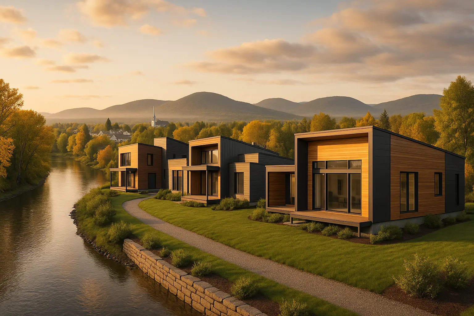 Maisons usinées à Amqui