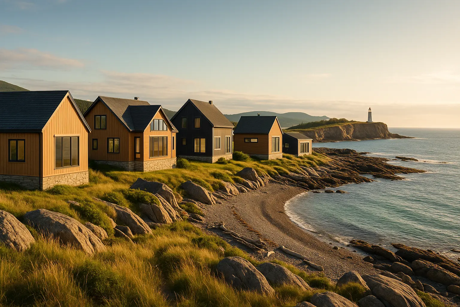 Maisons neuves à Gaspé