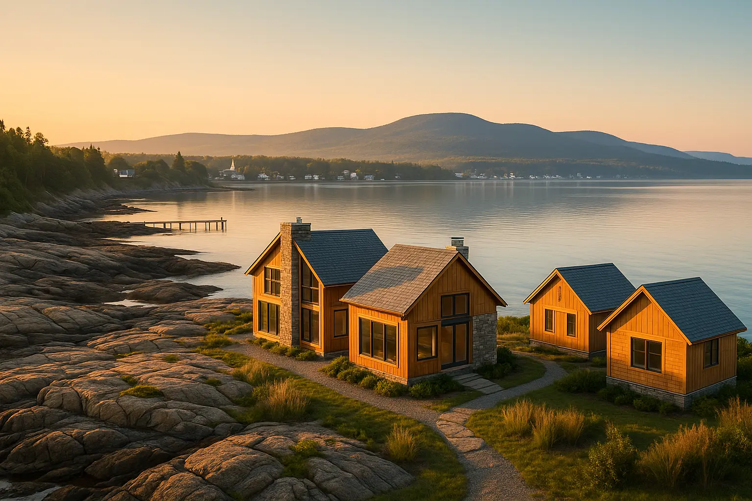 Maisons neuves à Grosses-Roches