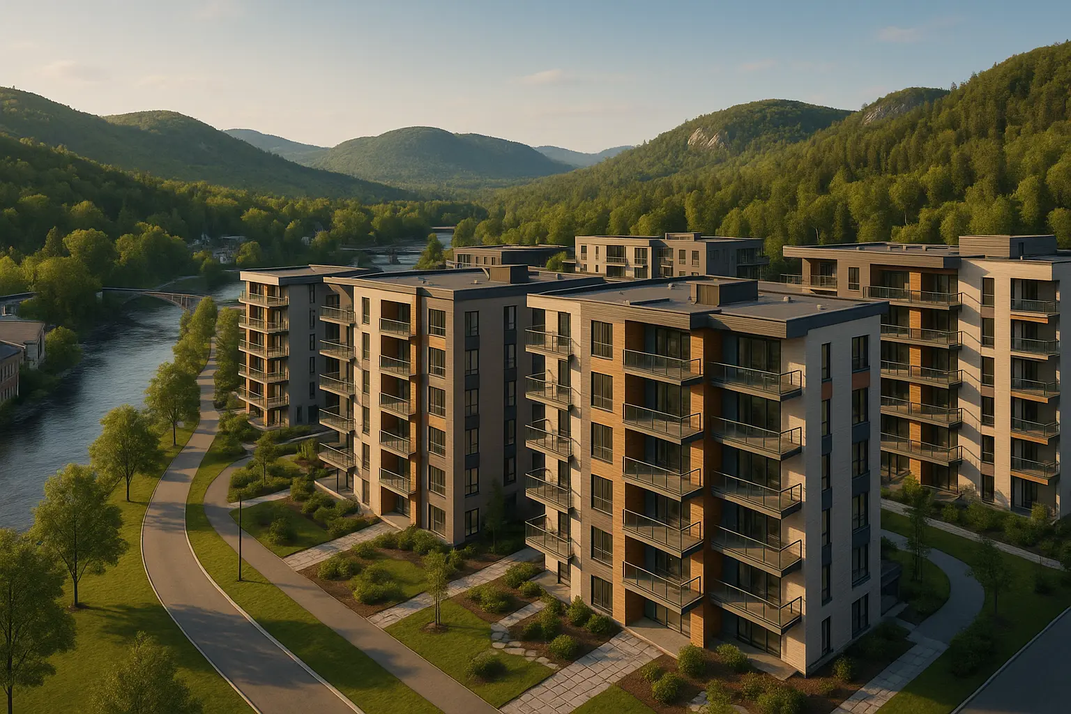 Condos neufs à louer à Saint-Raymond