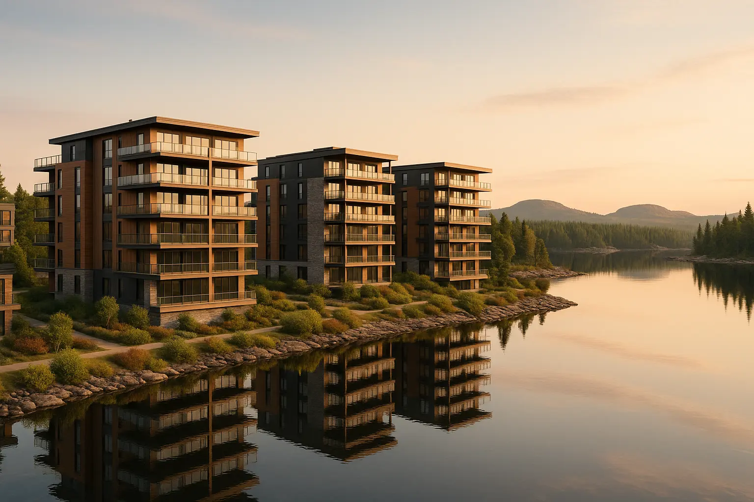 Condos neufs à louer Chibougamau