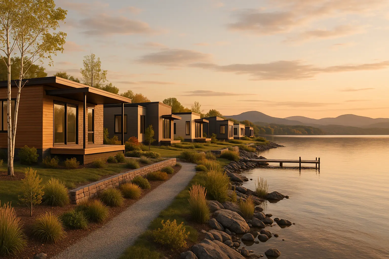 Maisons usinées à Champlain