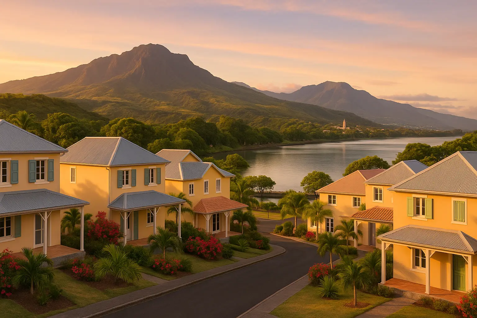 Maisons neuves à Saint-Paul