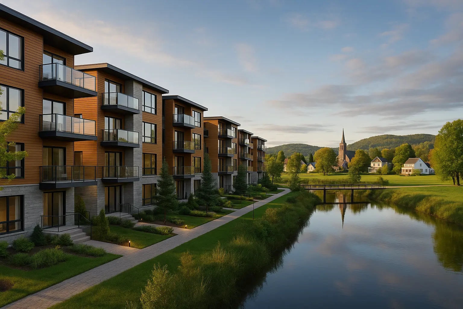 Condos neufs à Aston-Jonction