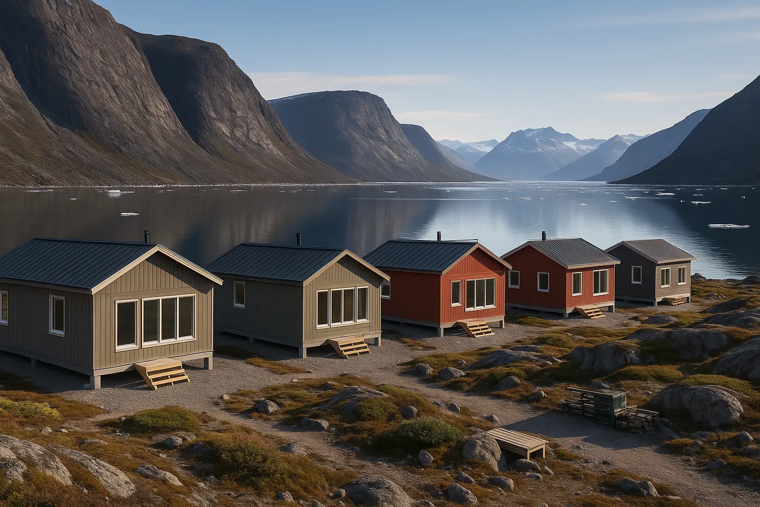 Maisons neuves à Kangiqsualujjuaq