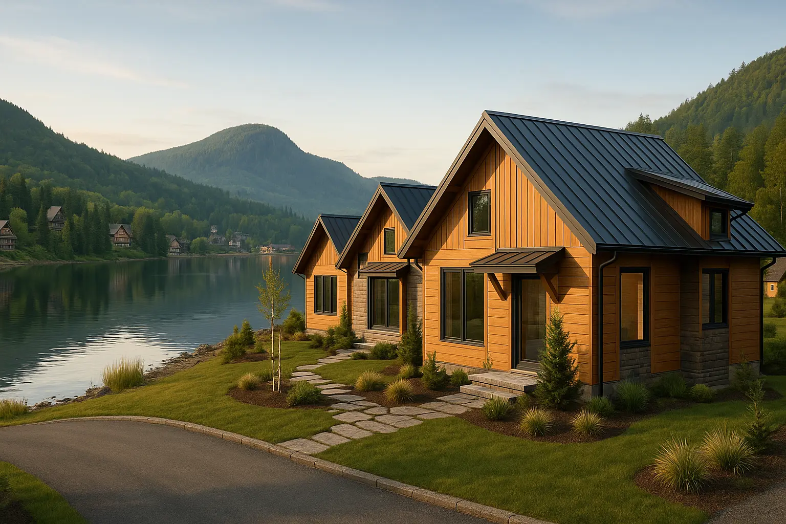 Maisons neuves à La Croche