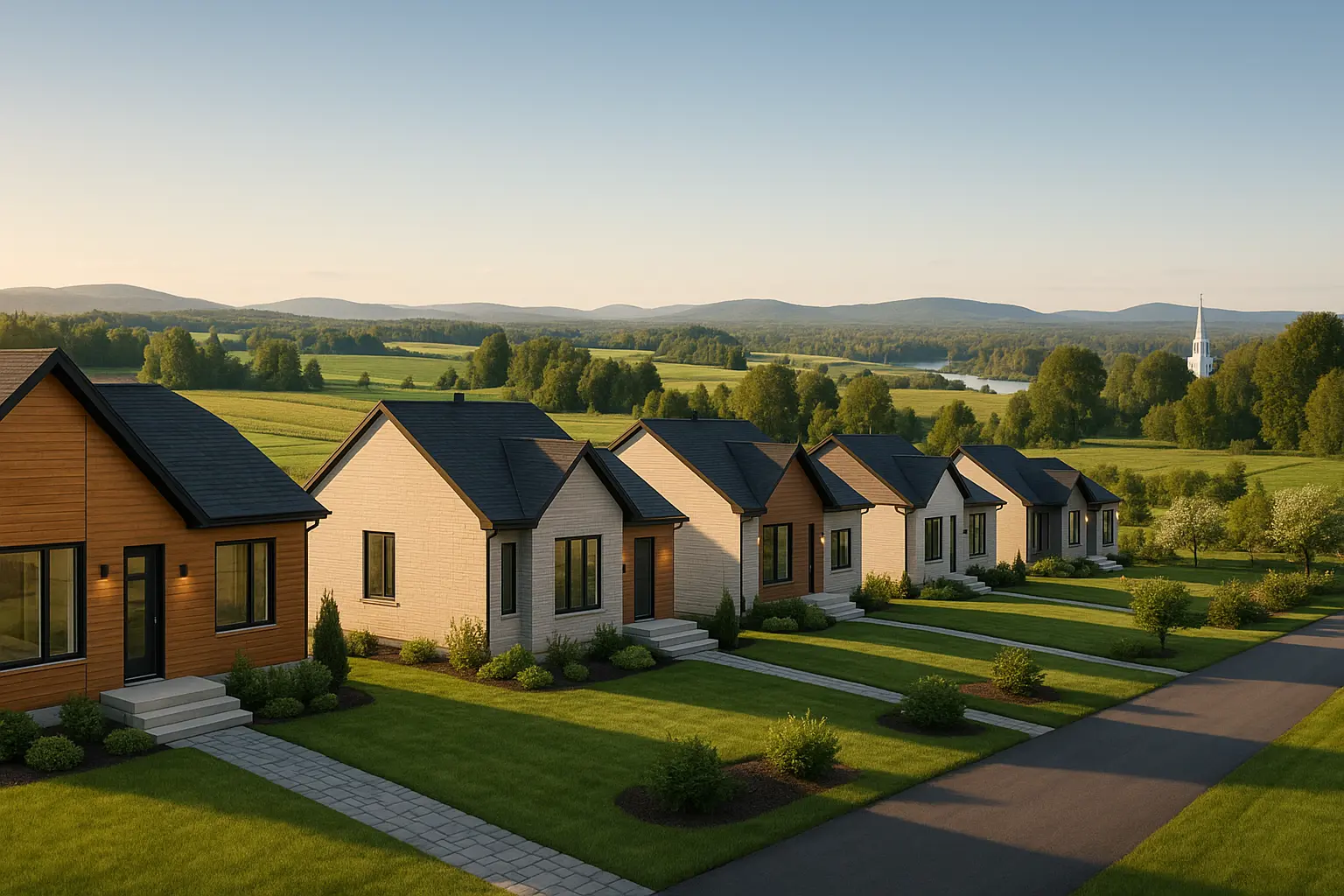 Maisons neuves à Notre-Dame-du-Mont-Carmel