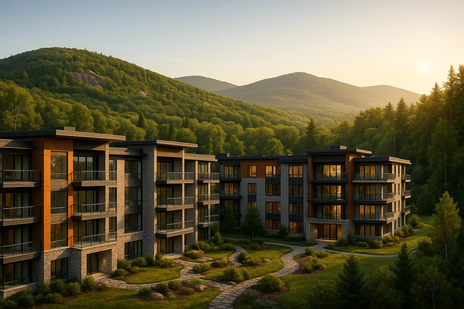 Condos neufs à louer à Adstock