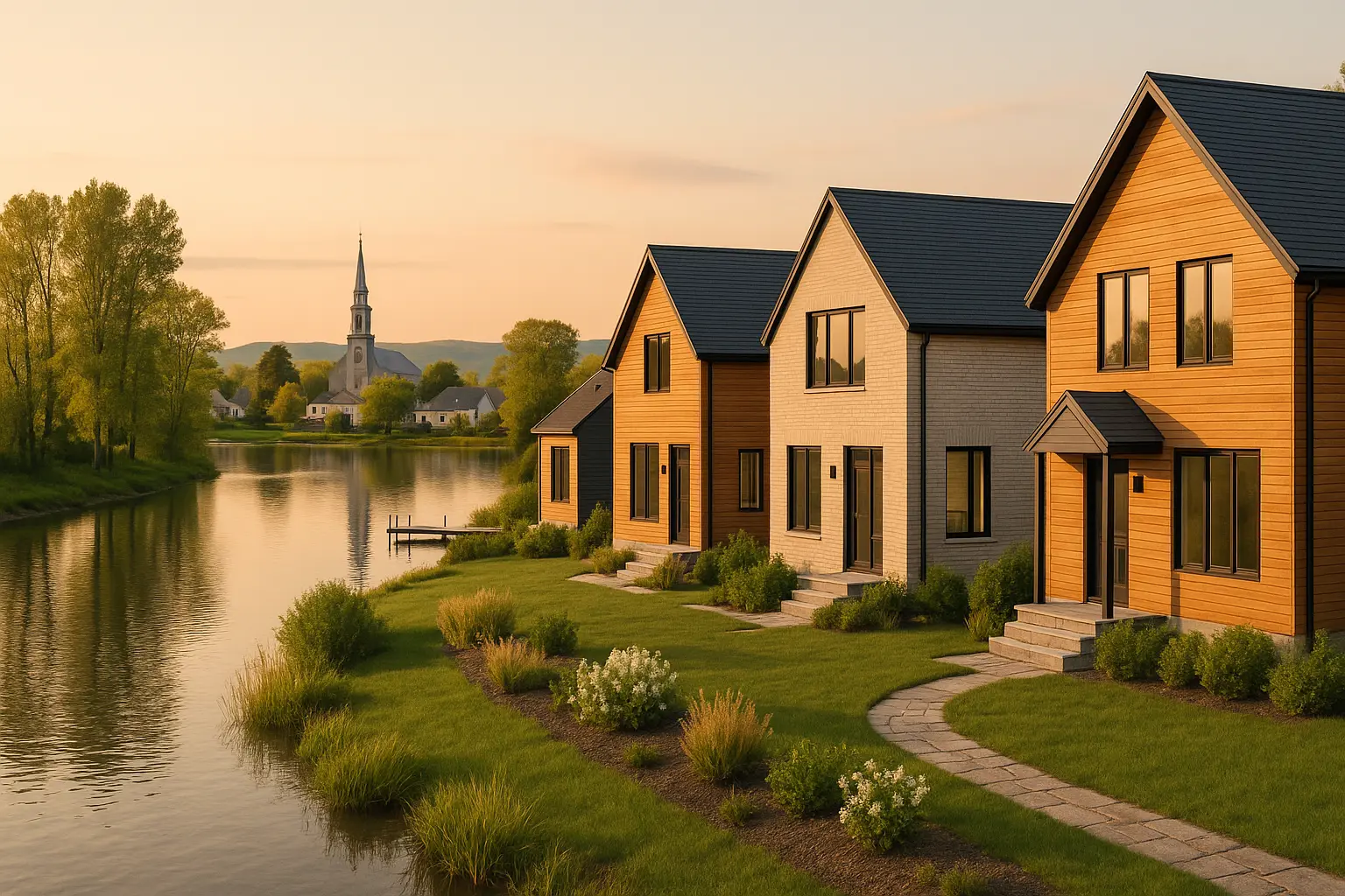 Maisons neuves à Batiscan
