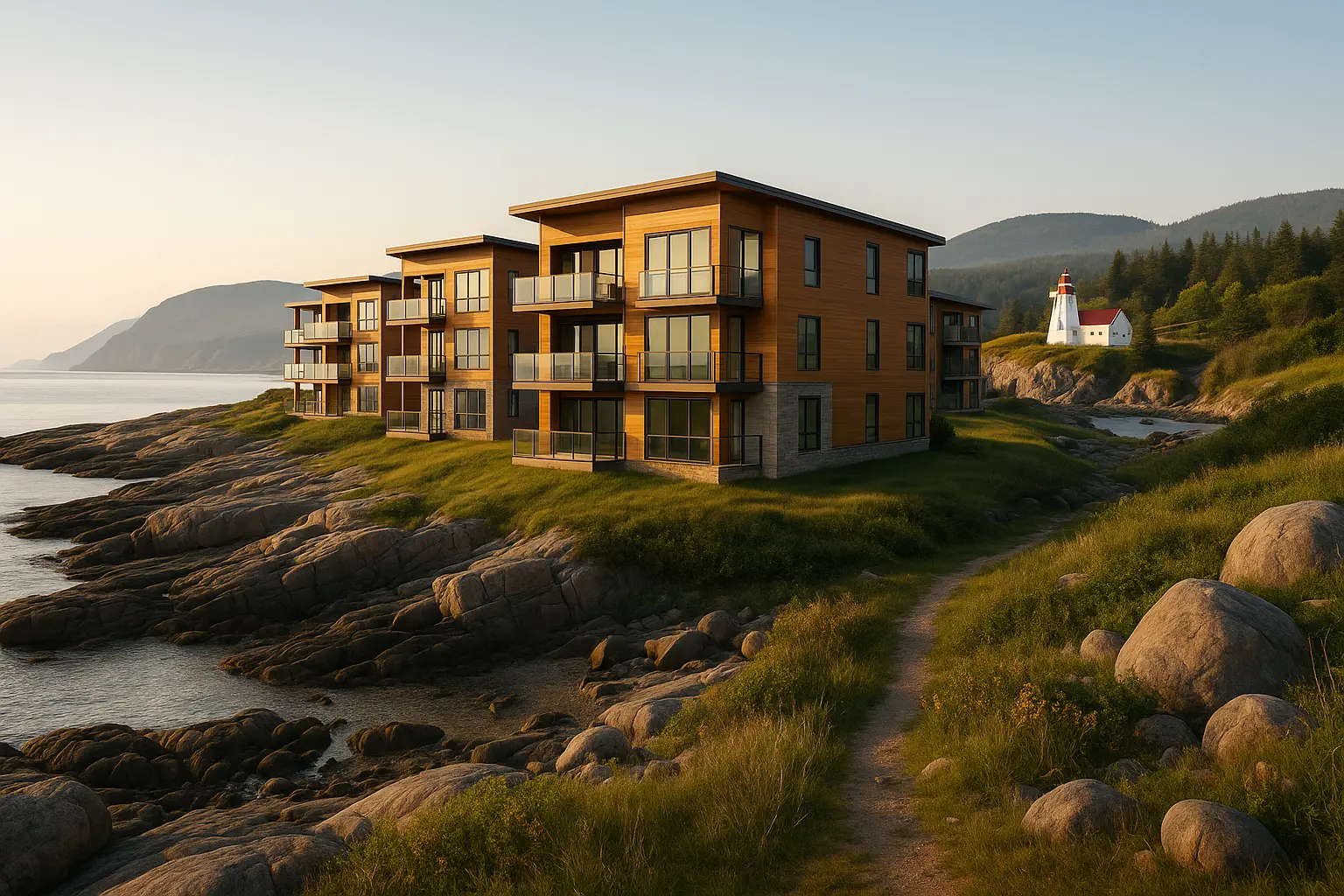 Condos neufs à louer à Grosses-Roches