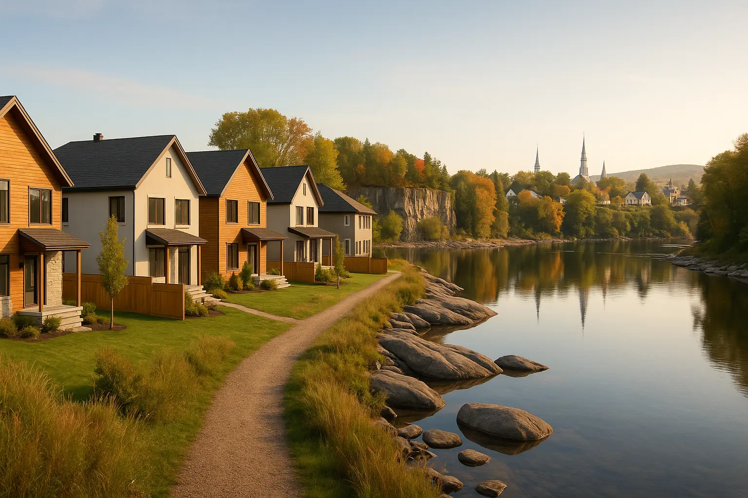 Maisons neuves à Saint-Marc-des-Carrières