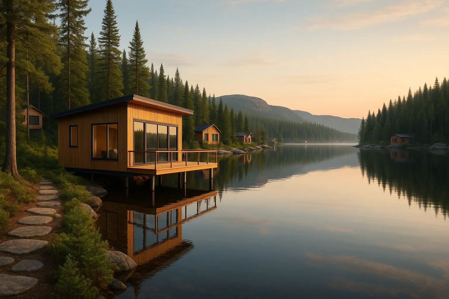 Maisons usinées à Lac-Édouard