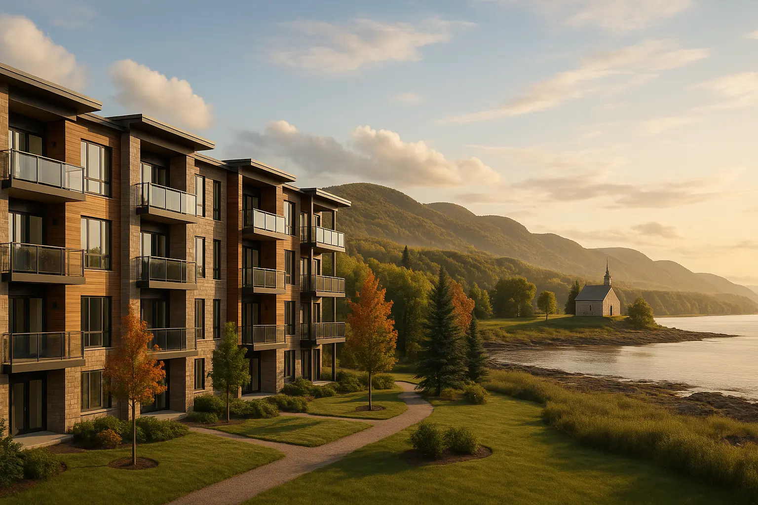 Condos neufs à Château-Richer