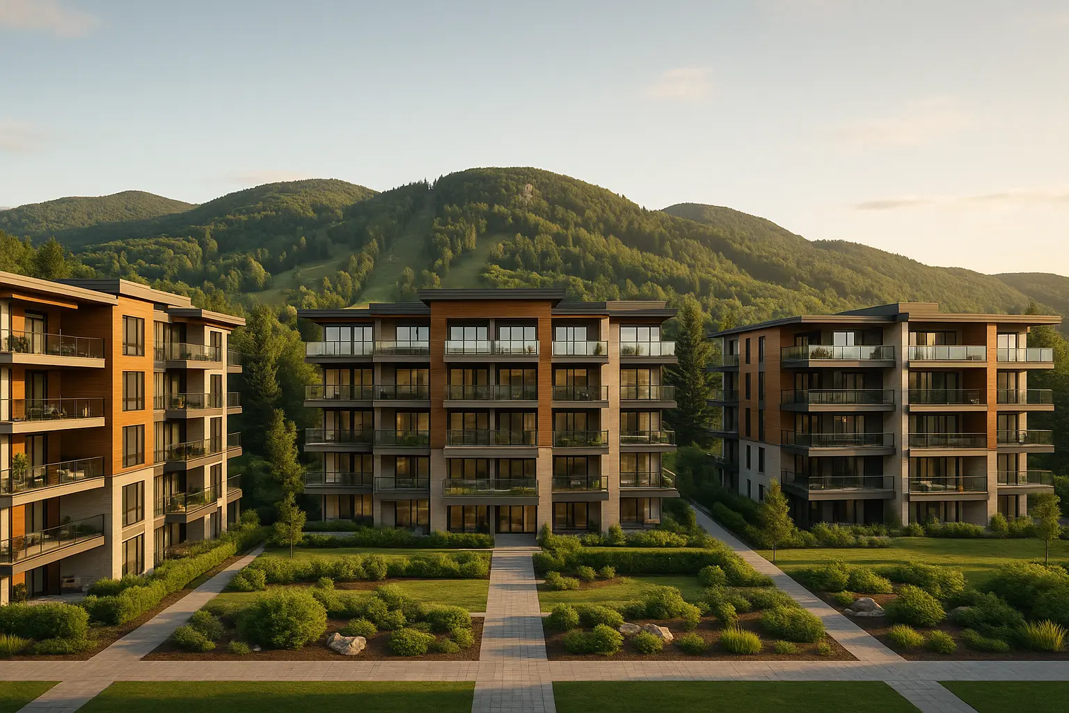 Condos neufs à louer Saint-Sauveur