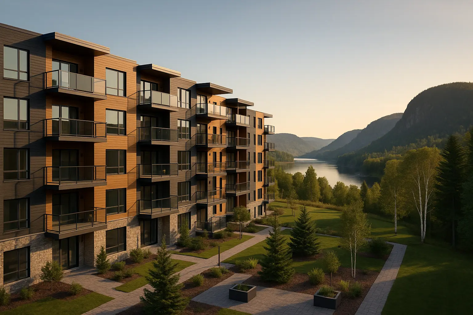 Condos neufs à louer Saint-Honoré