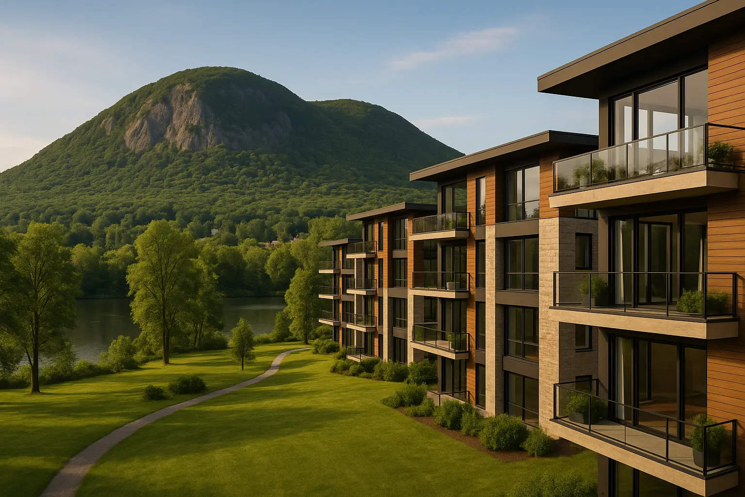 Condos neufs à louer Mont-Saint-Hilaire