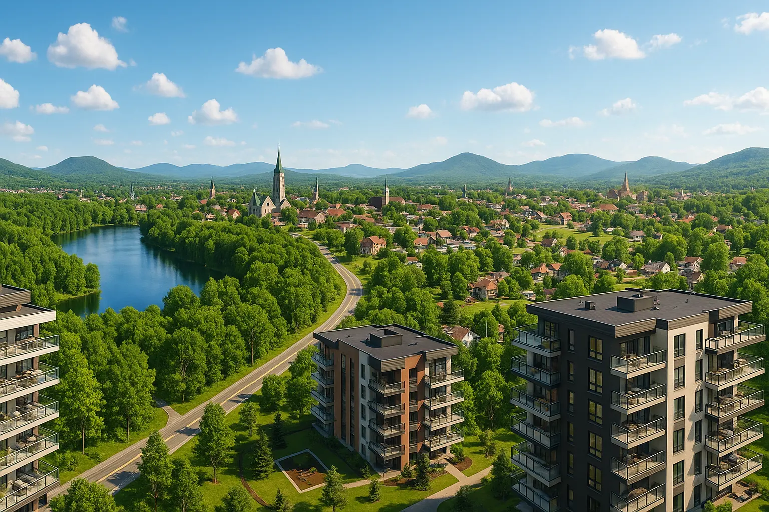 Condos neufs à louer dans les Laurentides