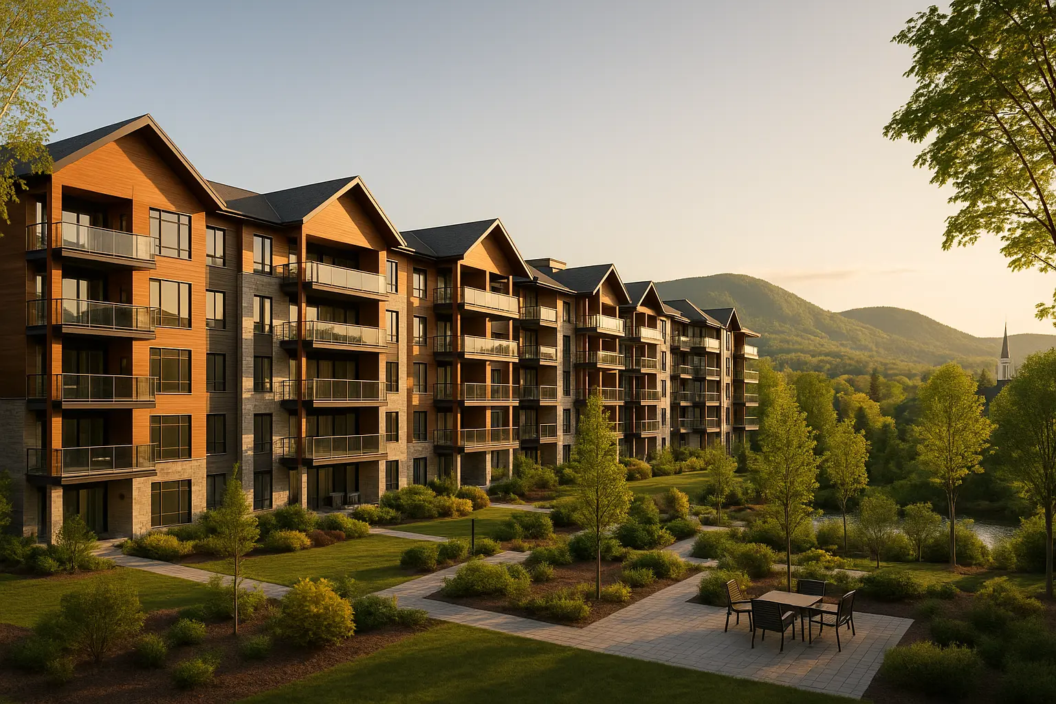 Condos neufs à louer Sainte-Adèle