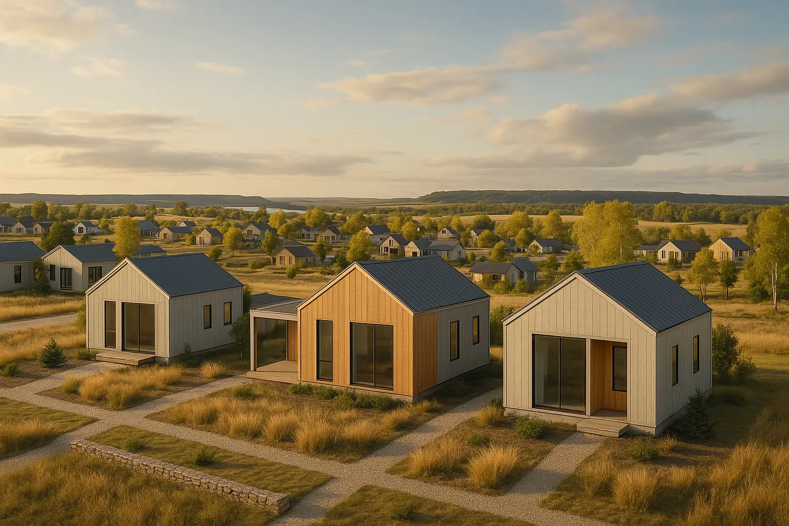 Maisons usinées à Belcourt