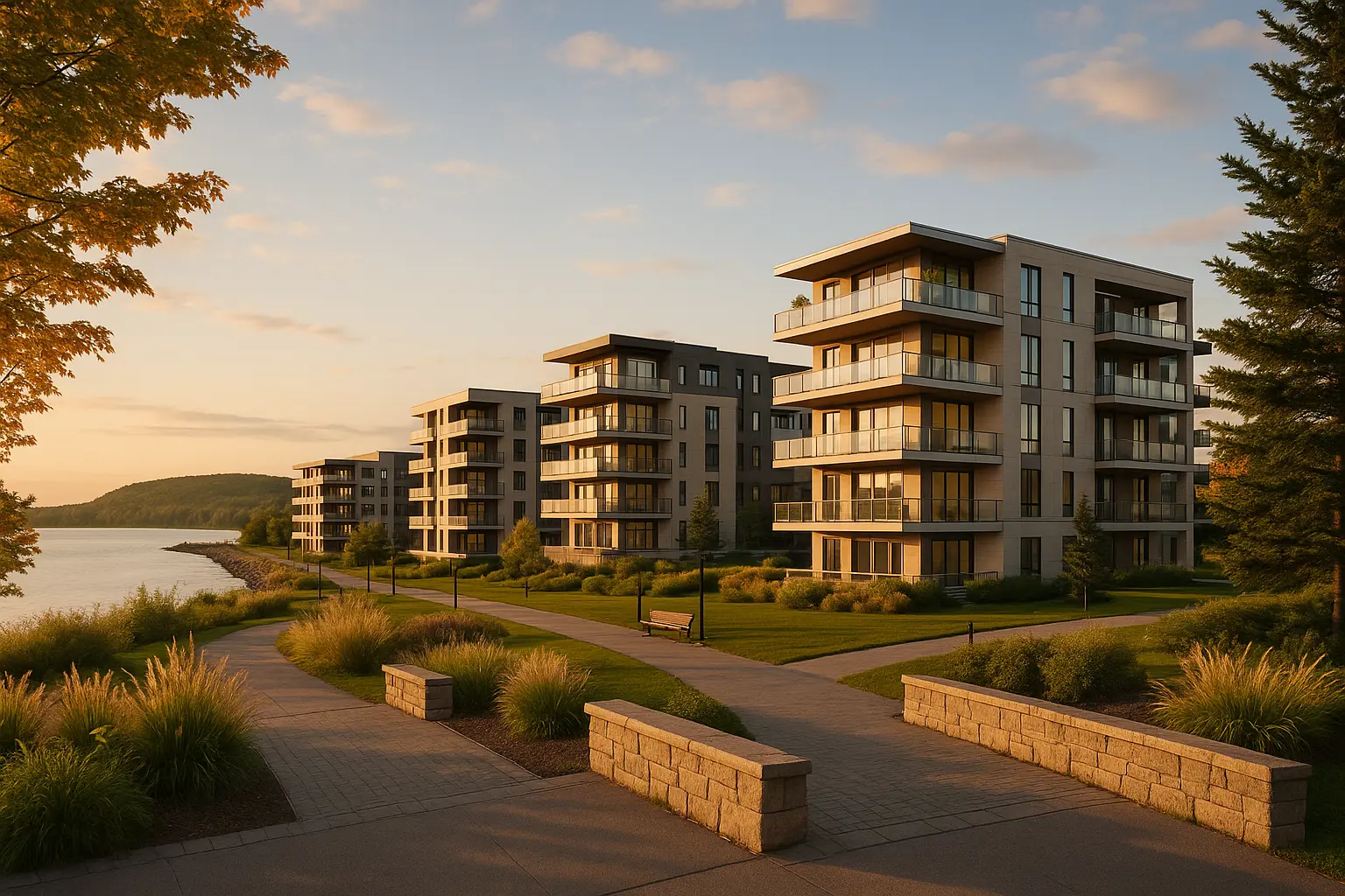 Condos neufs à louer à Mont-Joli