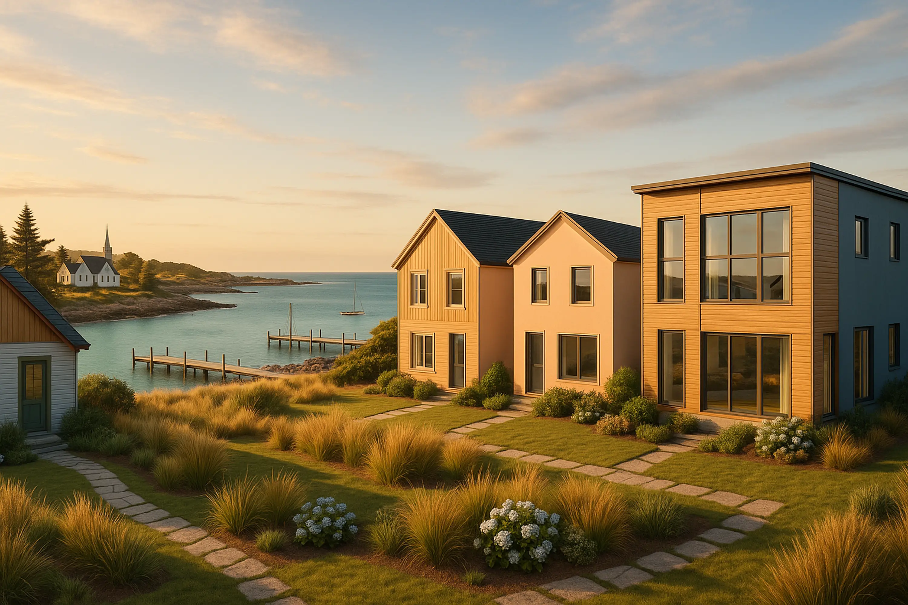 Maisons neuves à Saint-François