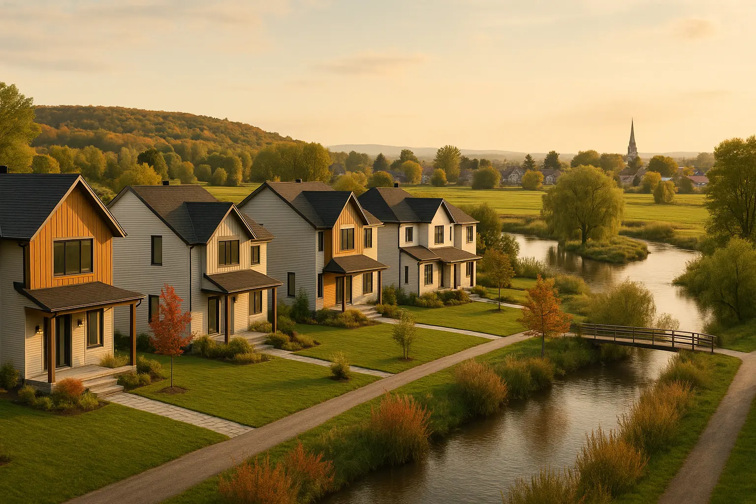Maisons neuves à Yamachiche