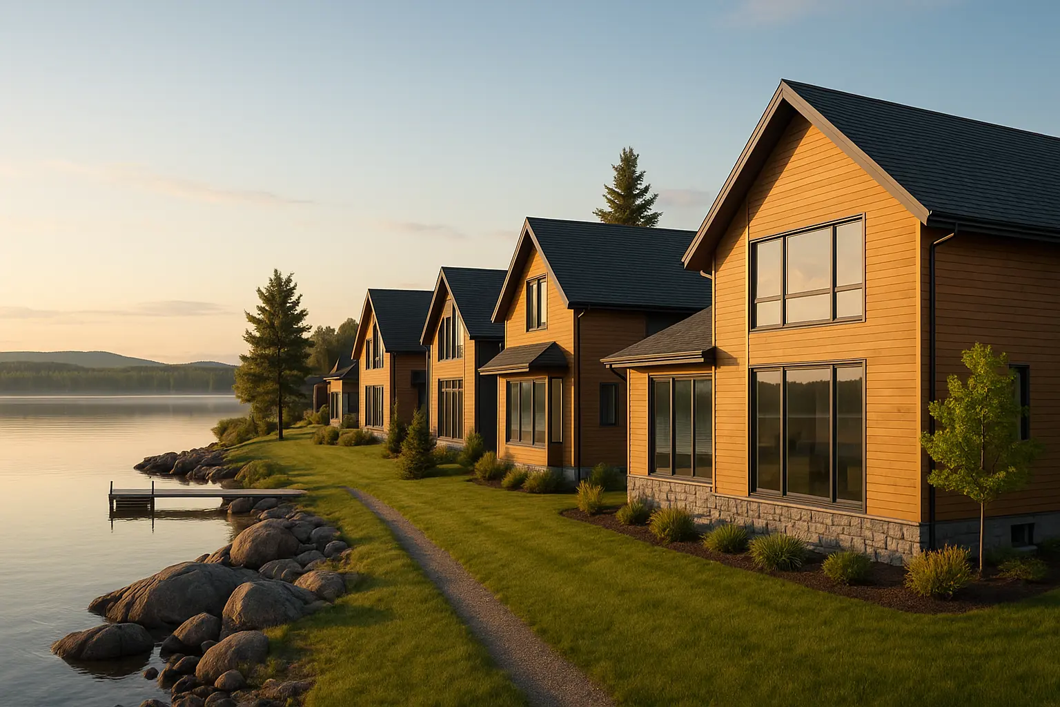 Maisons neuves à Saint-Bruno-Lac-Saint-Jean