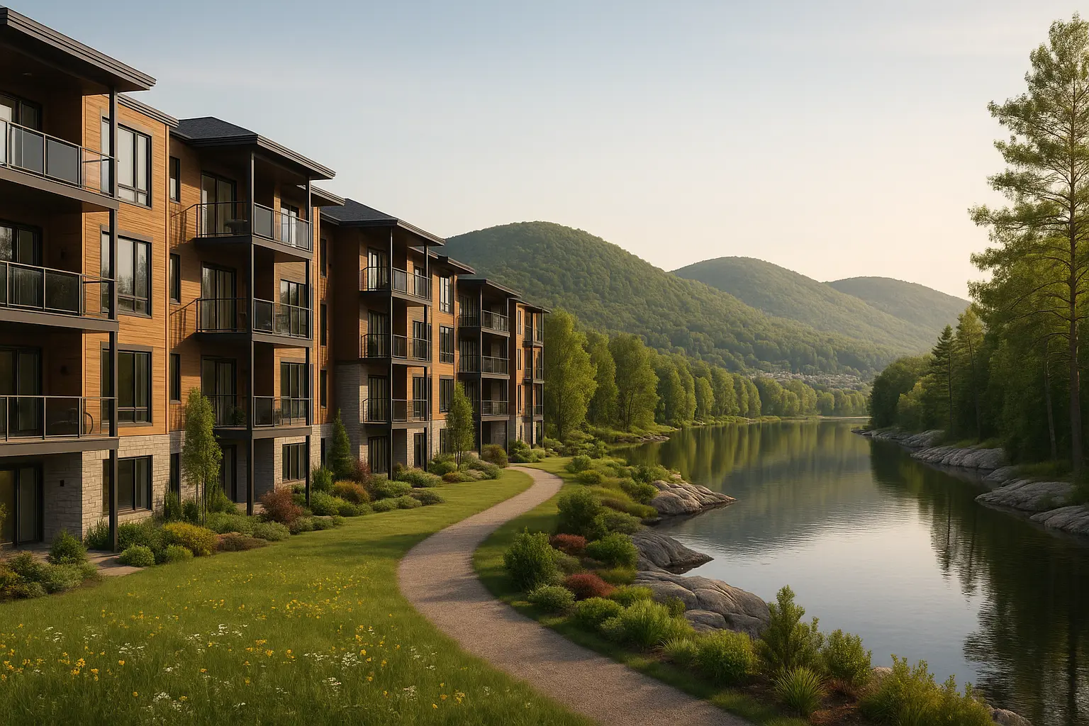 Condos neufs à louer Val-des-Monts