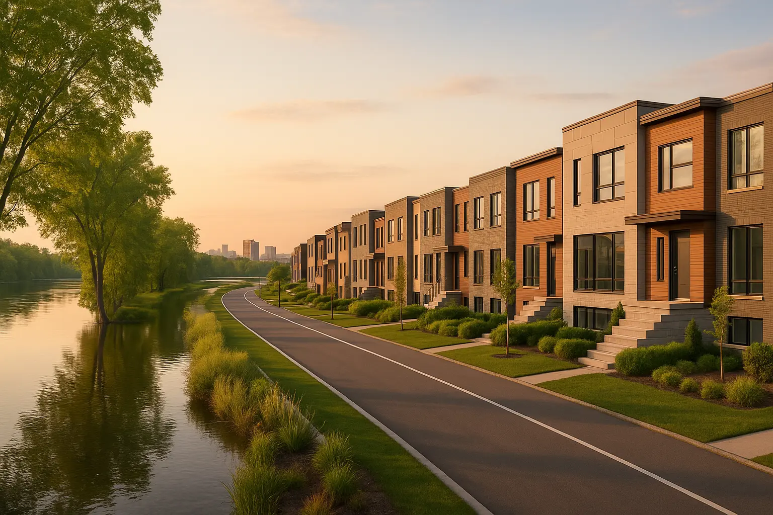 Maisons neuves à Laval des Rapides