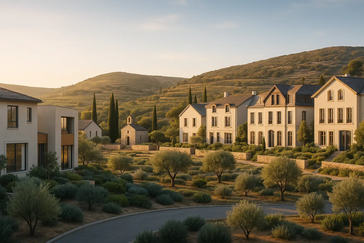Maisons neuves à Gethsémani