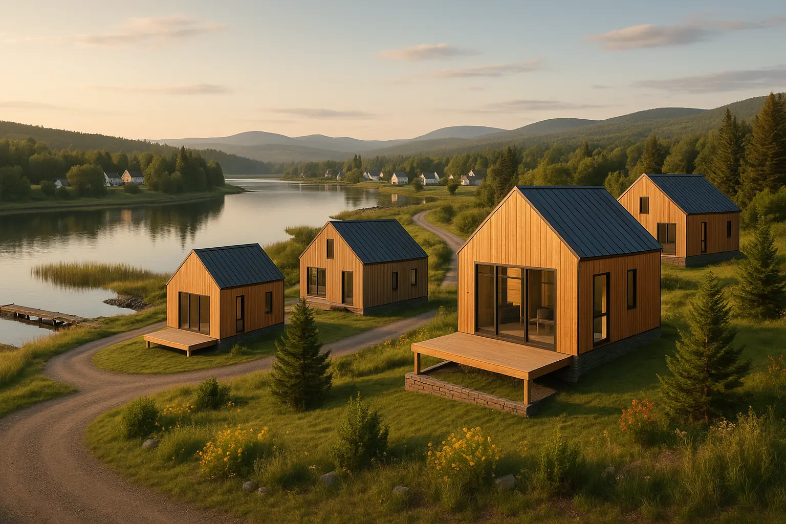 Maisons usinées à Esprit-Saint