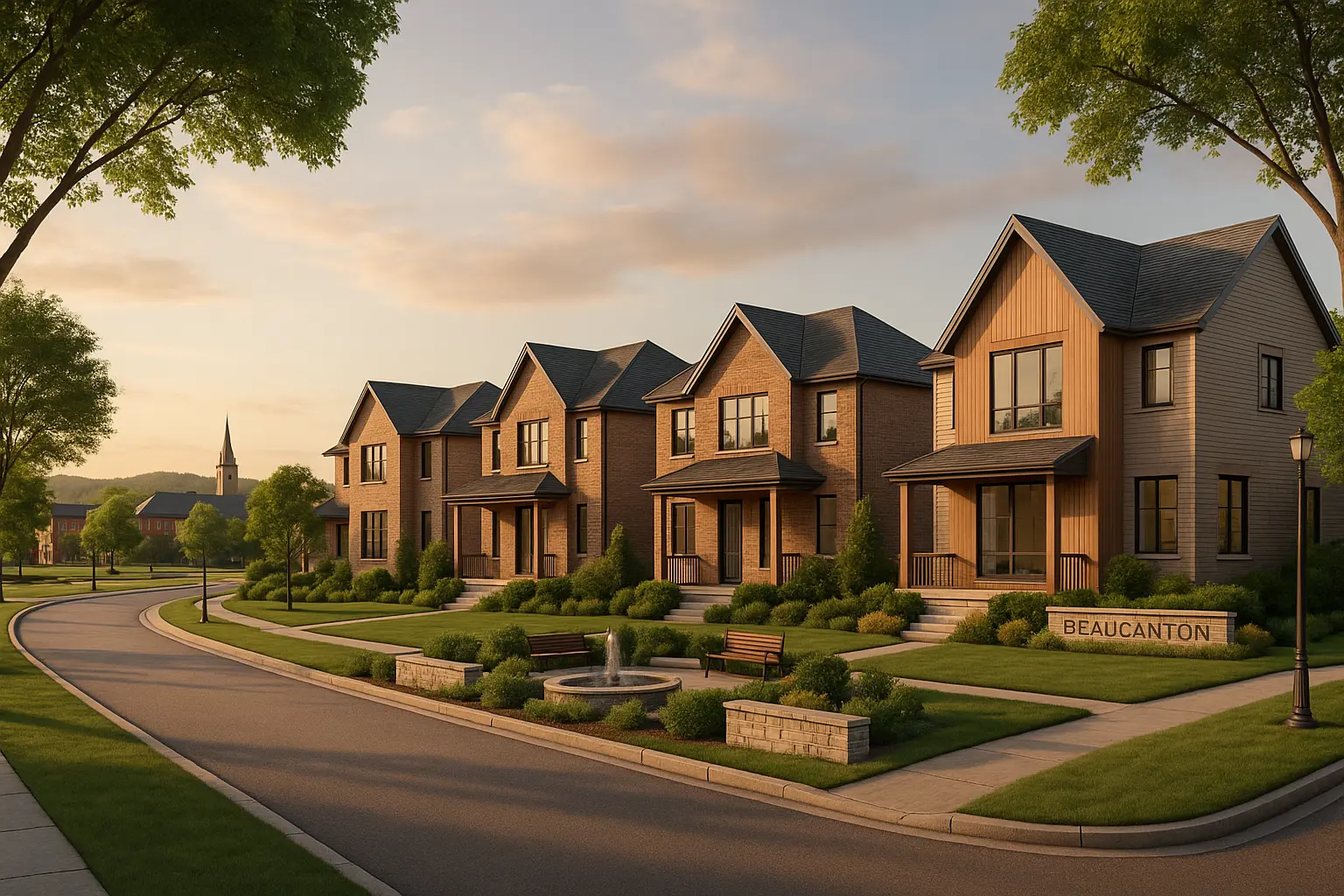 Maisons neuves à Beaucanton