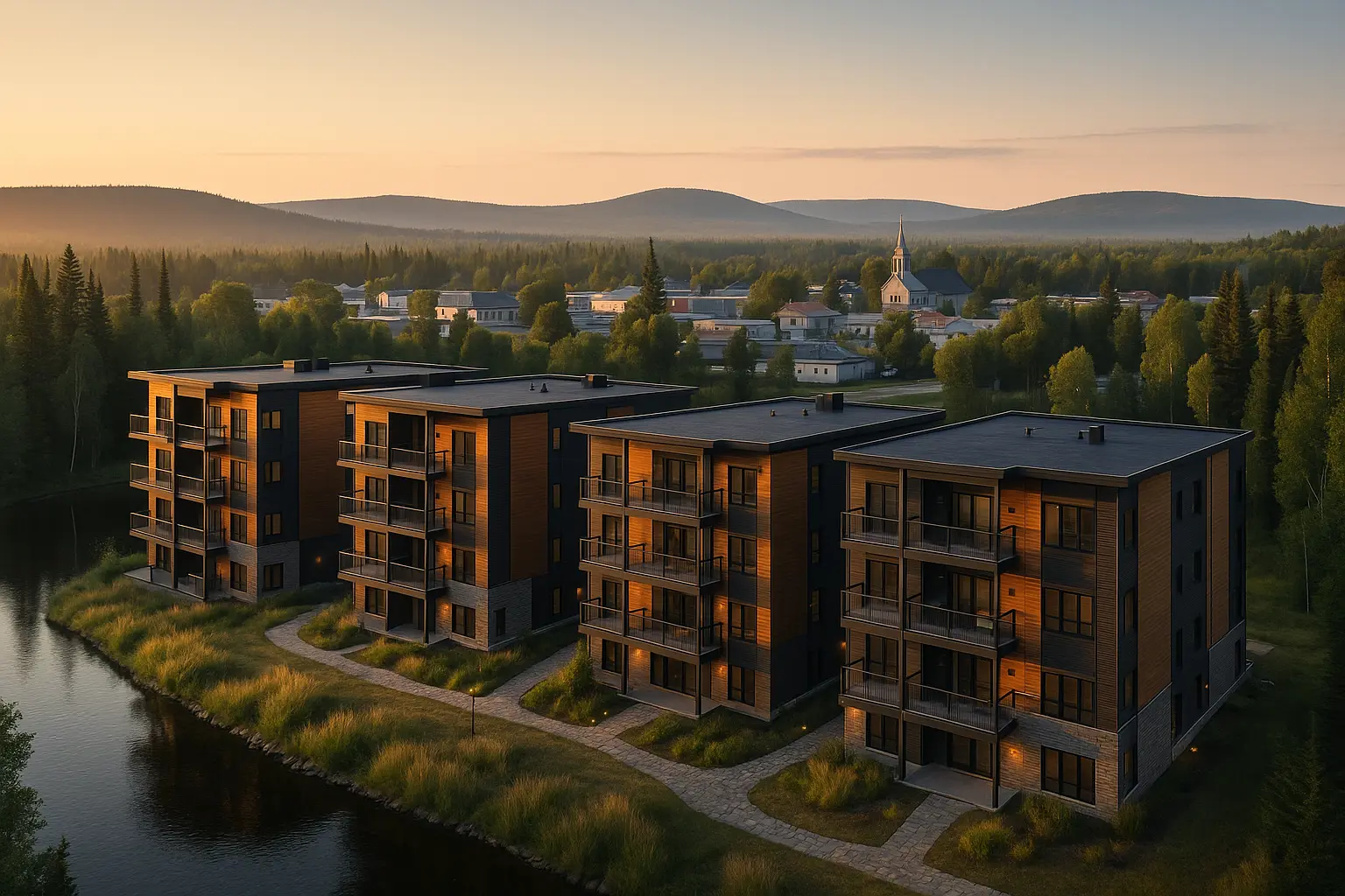 Condos neufs à louer à Chapais