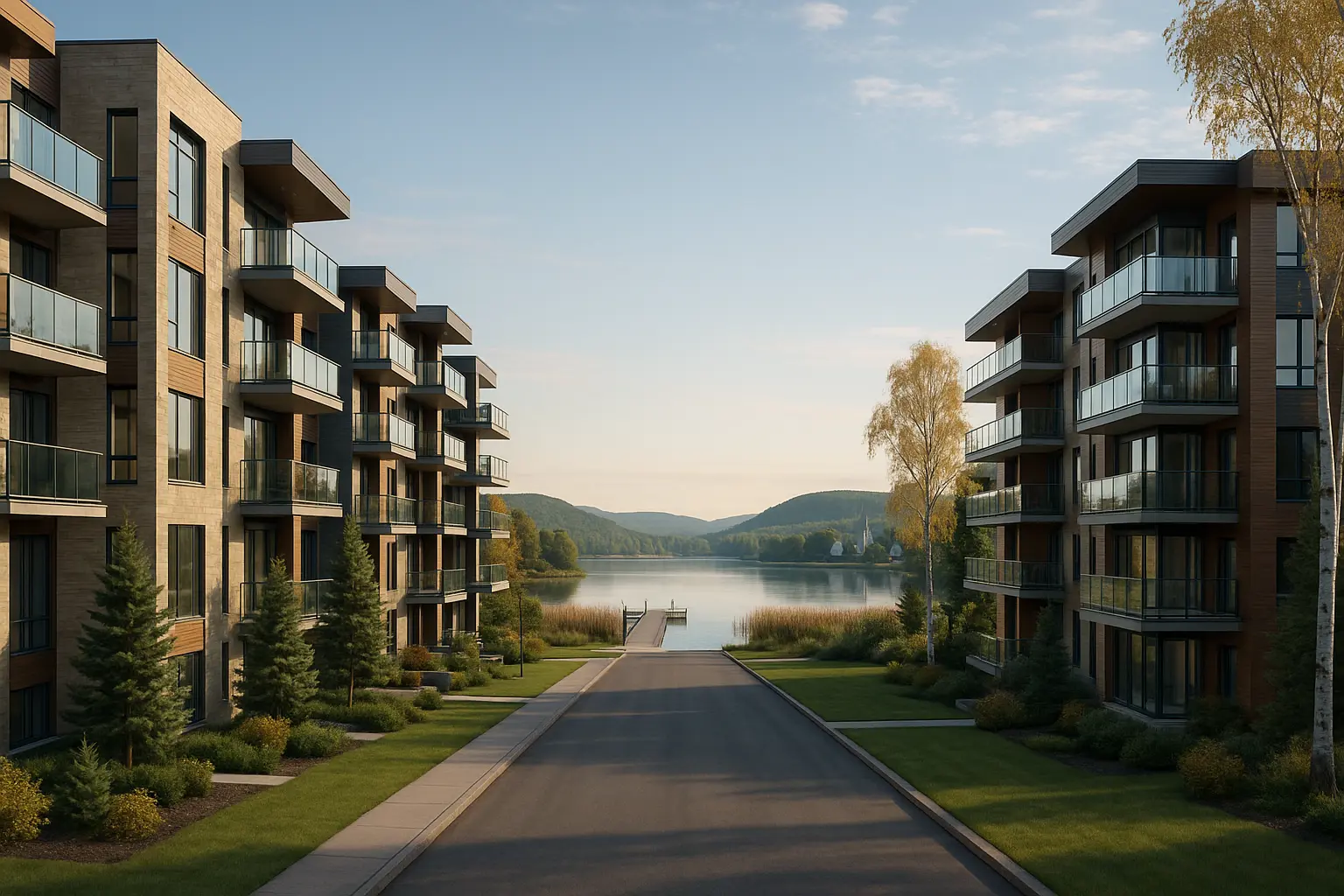 Condos neufs à louer à Albanel