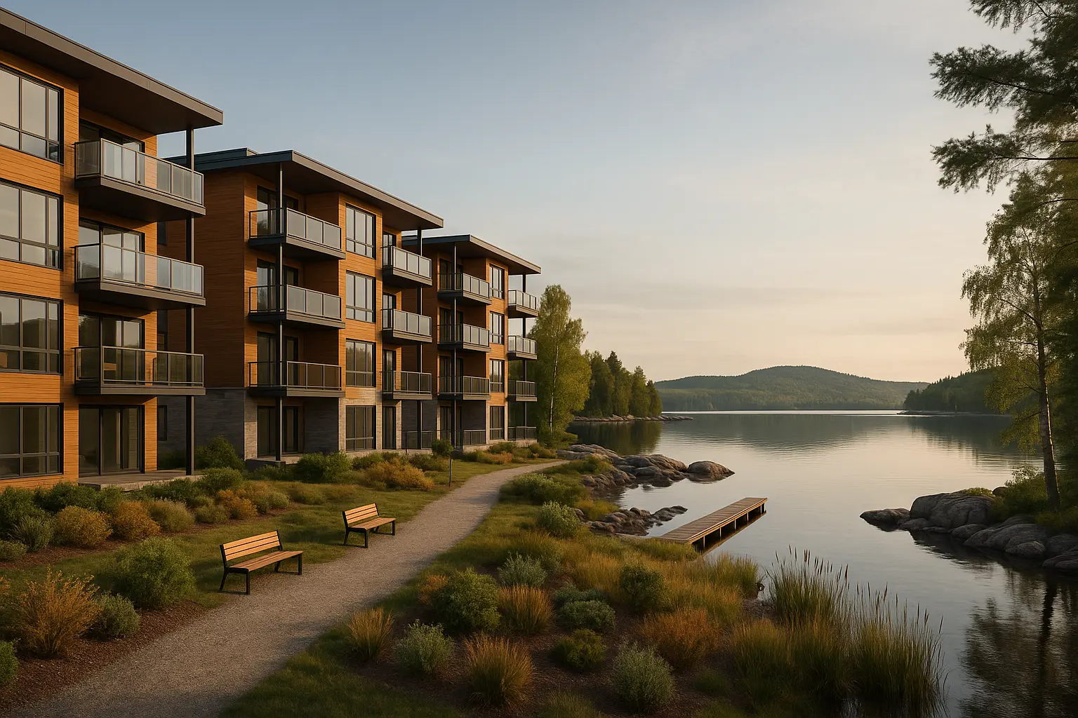 Condos neufs à louer à Témiscaming