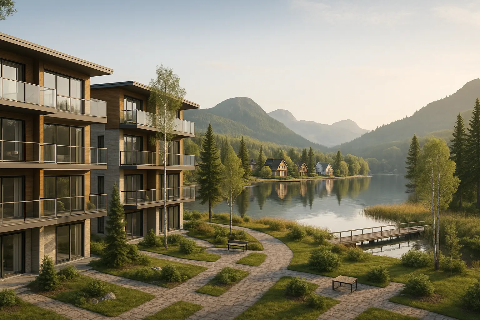 Condos neufs à louer à Alma