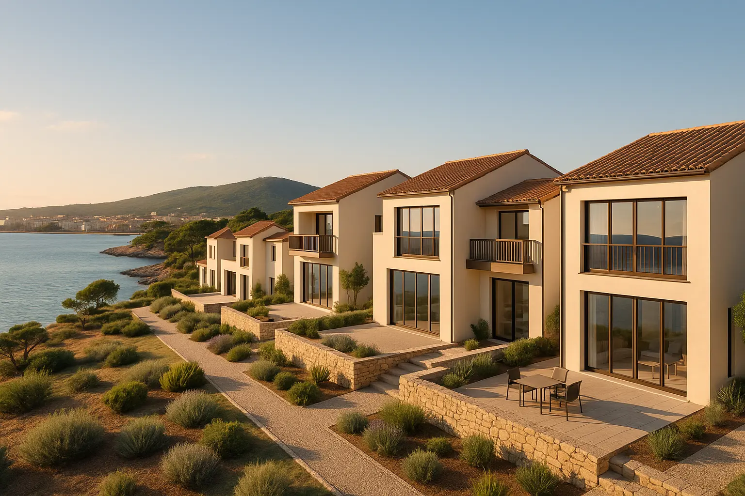 Maisons neuves à Dalmas