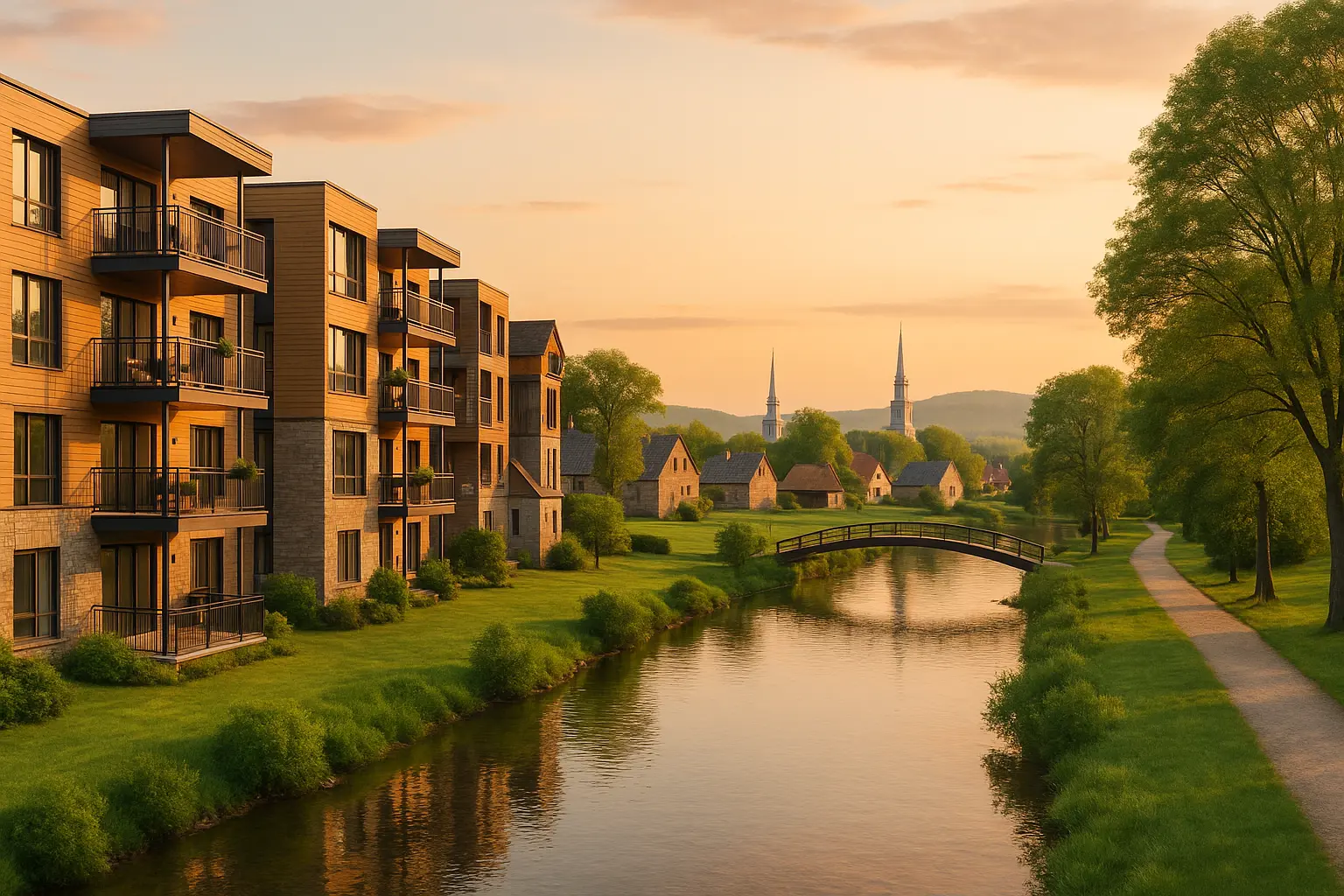 Condos neufs à louer à Aston-Jonction