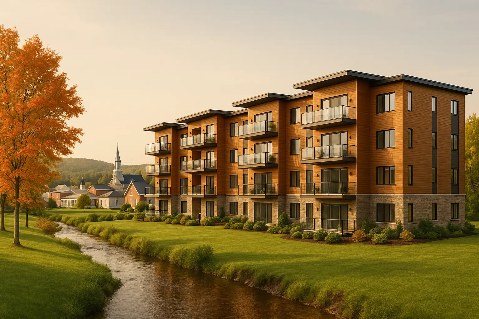 Condos neufs à louer à Saint-Pamphile