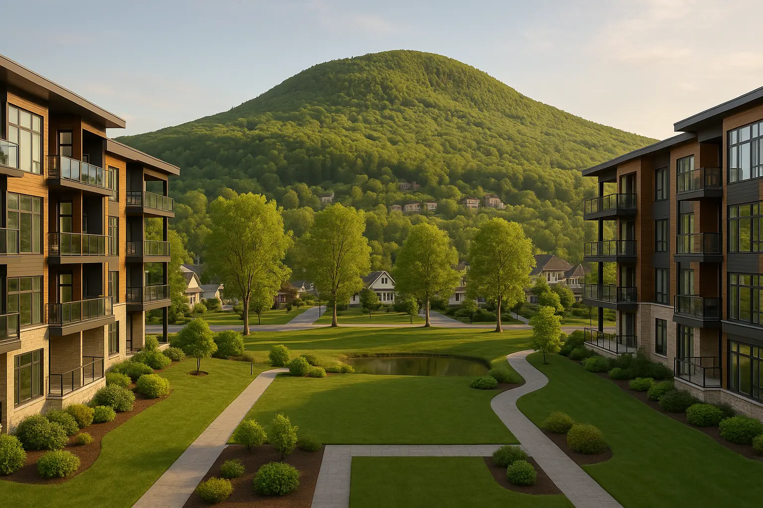 Condos neufs à louer à Prévost