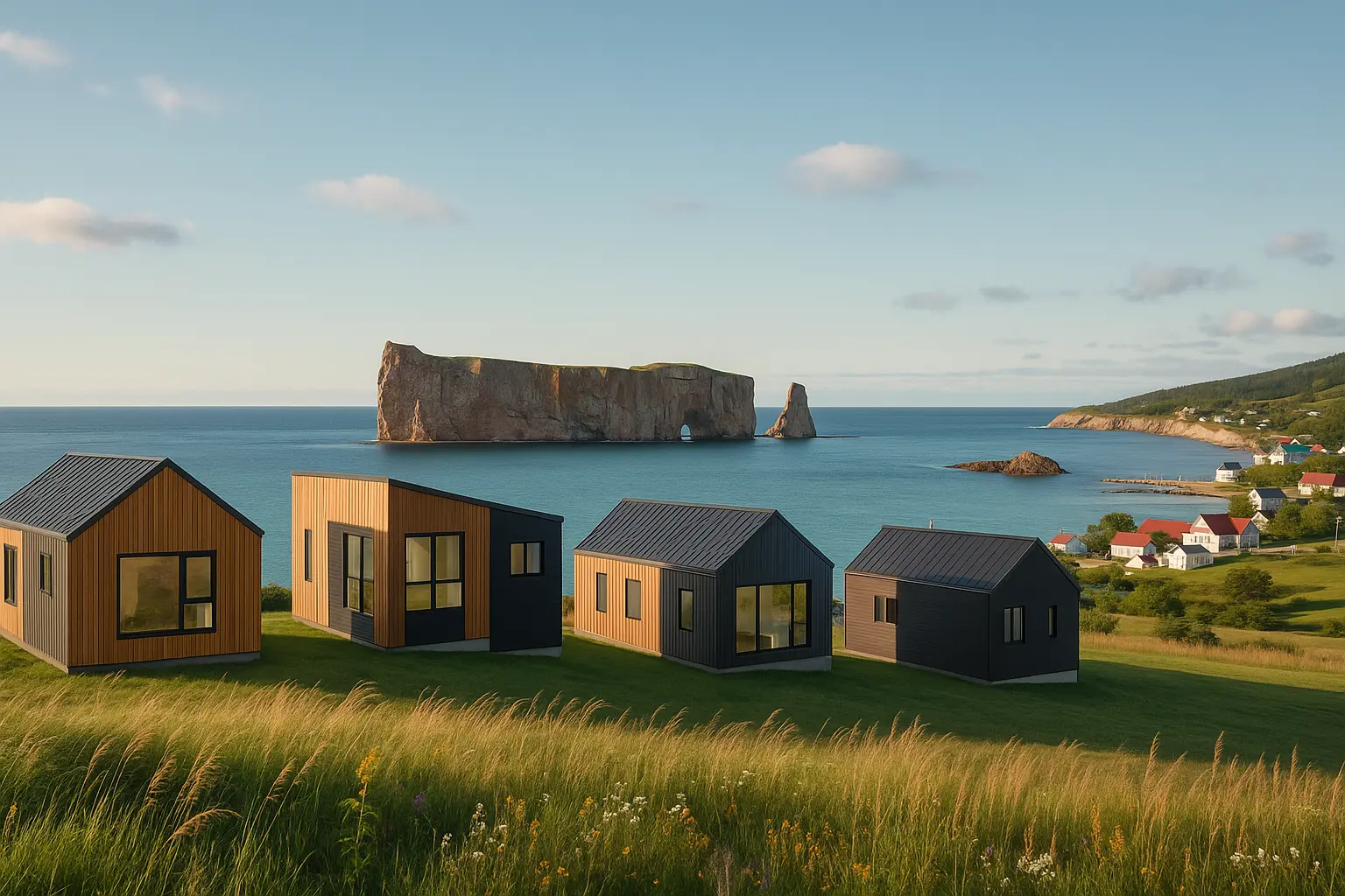 Maisons usinées à Percé