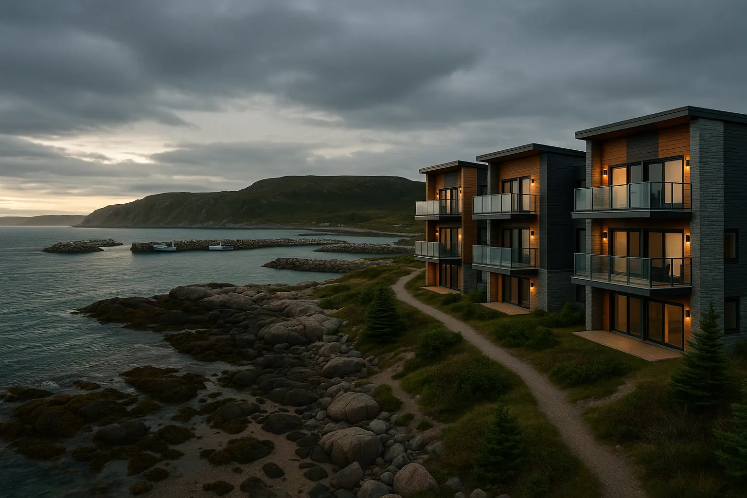 Condos neufs à louer à Blanc-Sablon