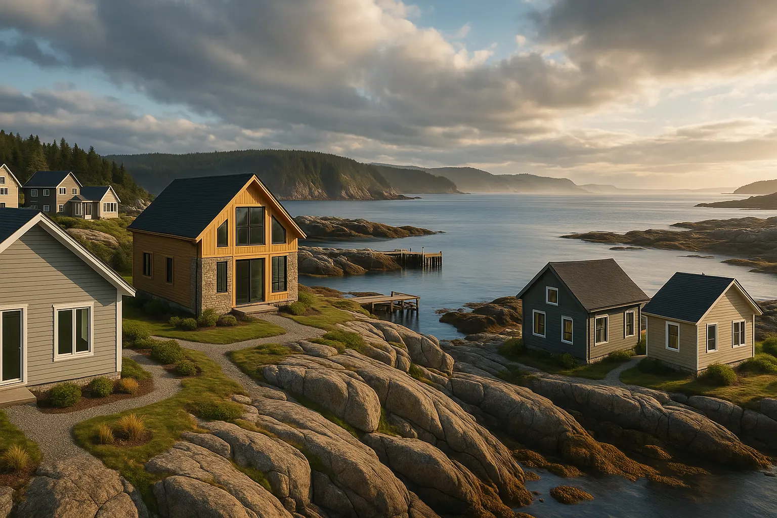 Maisons neuves à Baie-Trinité