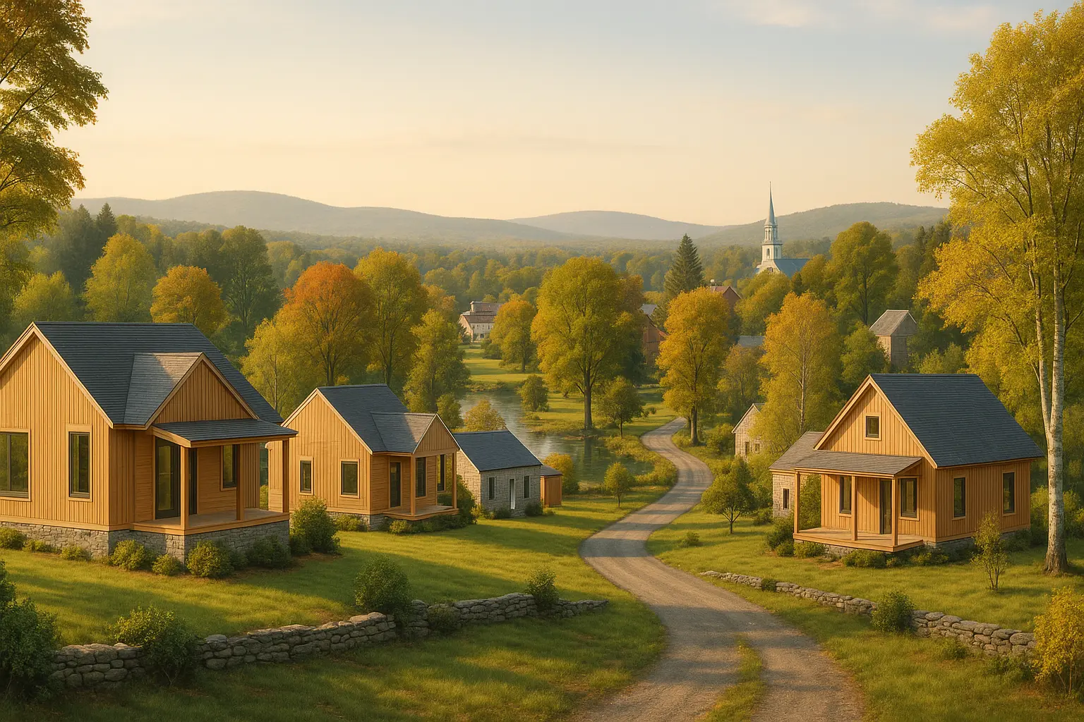 Maisons usinées à Stanstead