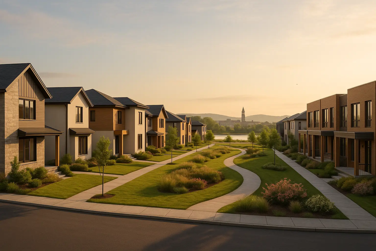 Maisons neuves à Desmaraisville