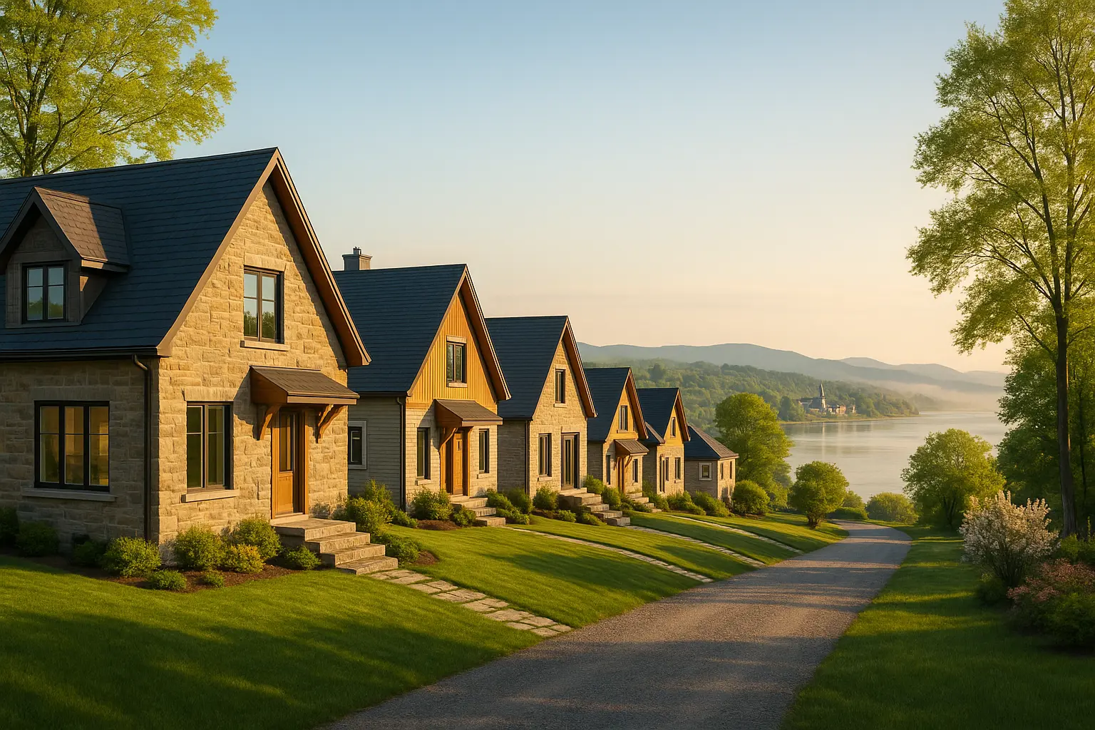 Maisons neuves à Château-Richer