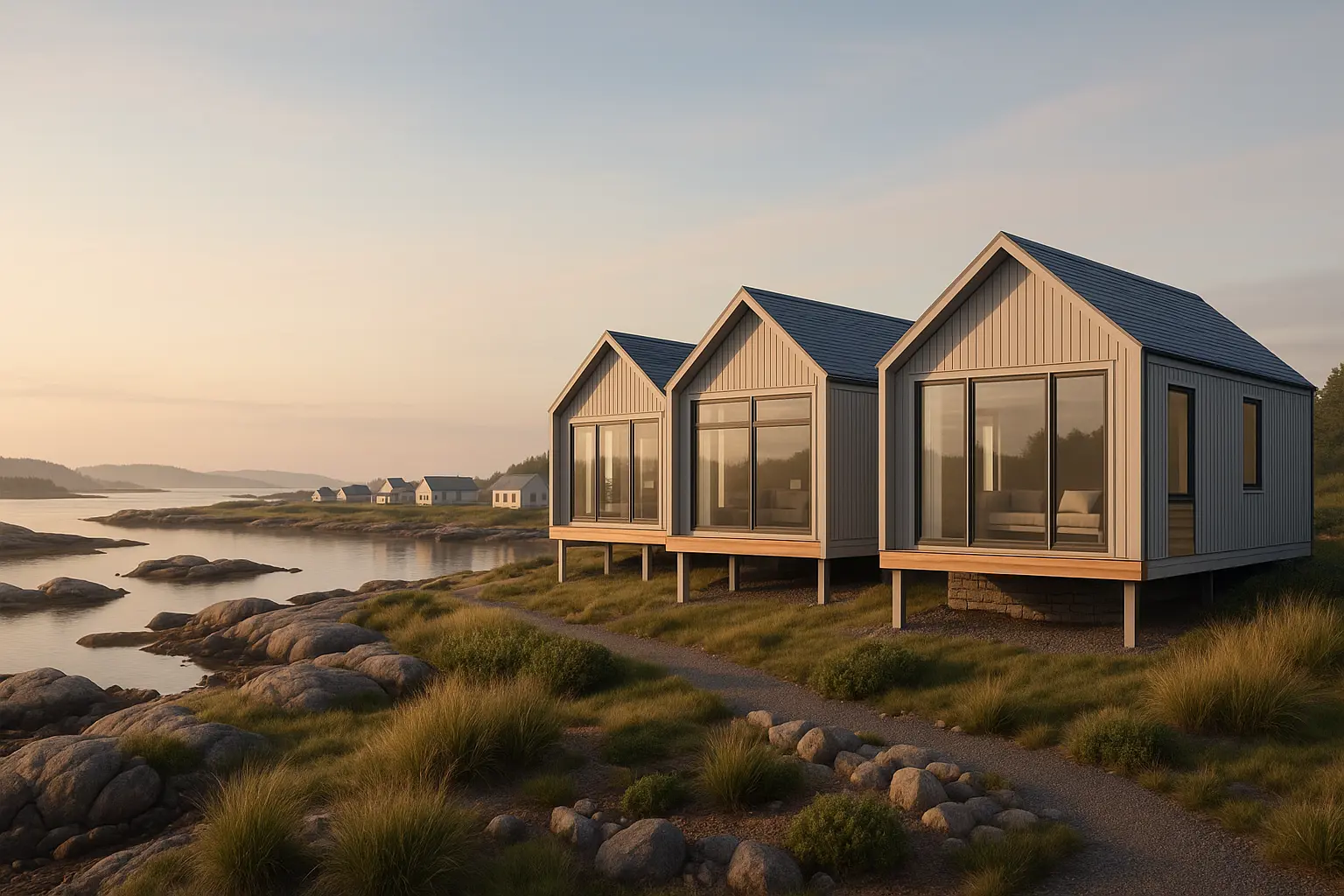 Maisons usinées à L'Ile-d'Entrée