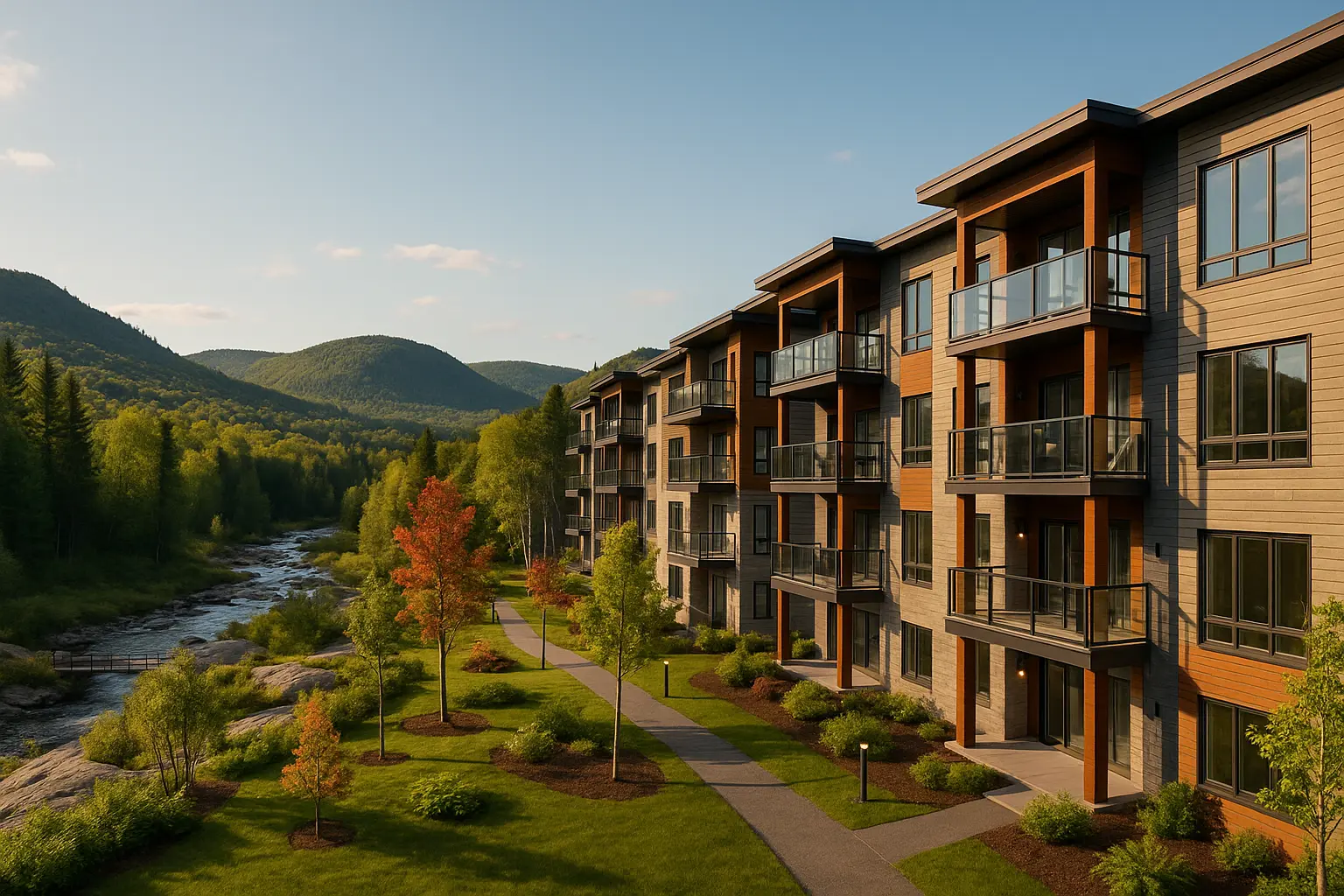 Condos neufs à louer Sainte-Brigitte