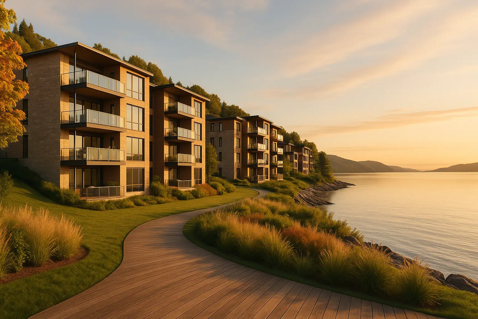 Condos neufs à louer à La Malbaie