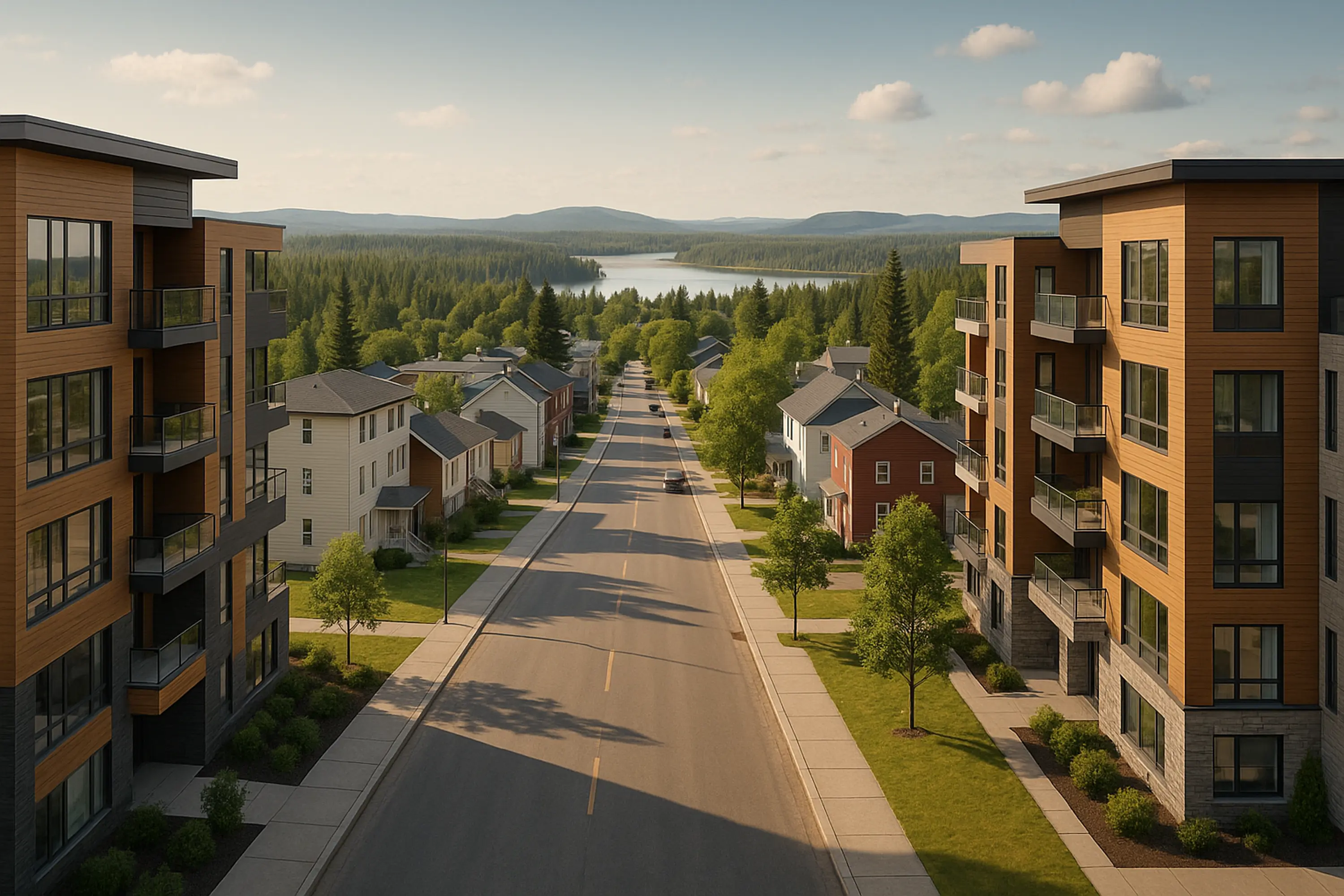 Condos et appartements neufs à louer à Chibougamau